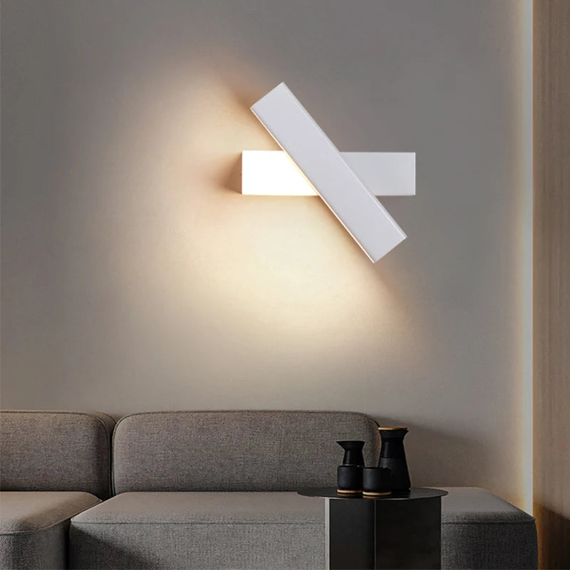 Vegglampe LED 350° roterbar – moderne design