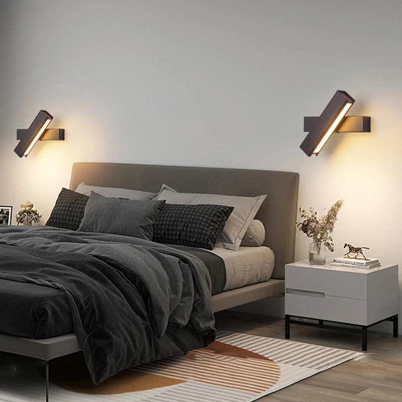 Vegglampe LED 350° roterbar – moderne design