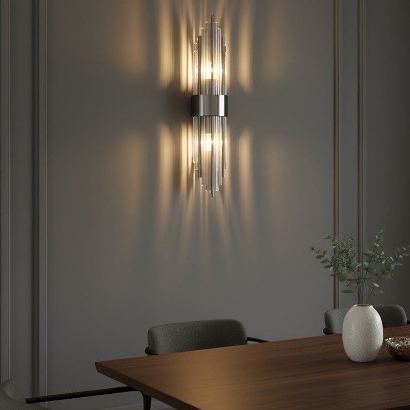 Vegglampe LED i krystall – Luksuriøs nordisk