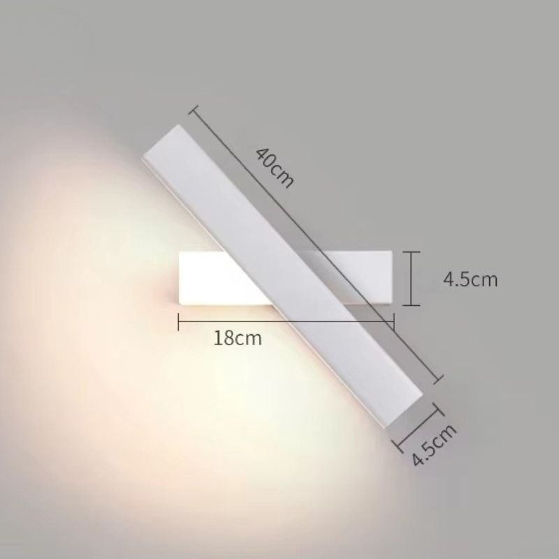 Vegglampe LED 350° roterbar – moderne design