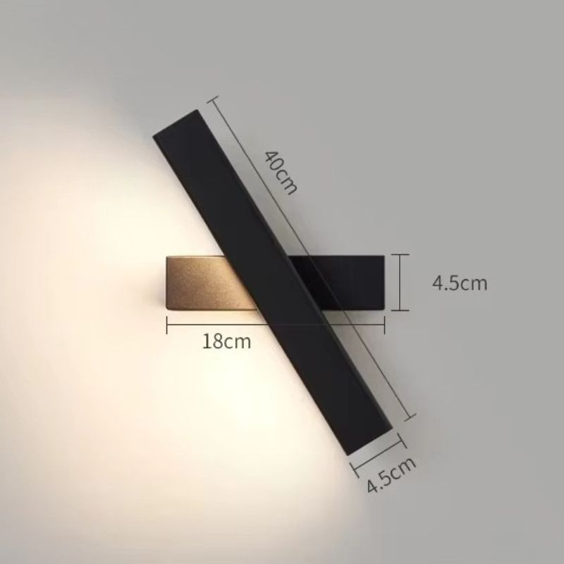 Vegglampe LED 350° roterbar – moderne design