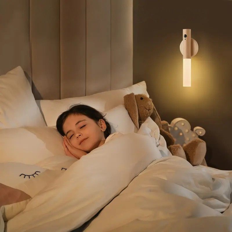 Vegglampe — Magnetisk oppladbar LED med sensor