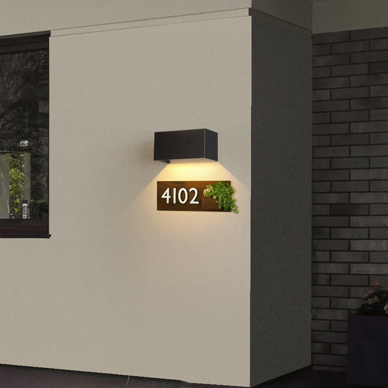 Nordisk vegglampe IP65 – Moderne LED 12W/24W