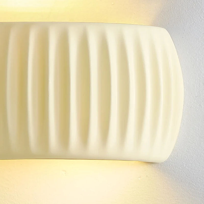 Vegglampe i resin – Fransk gresskarform, koselig nattlys