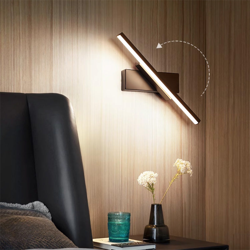Vegglampe LED – moderne roterbar vegglampe