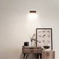 Vegglampe: Oppladbar 360° roterbar leselampe i tre