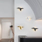 Vegglampe LED fugl – Moderne nordisk nattlampe