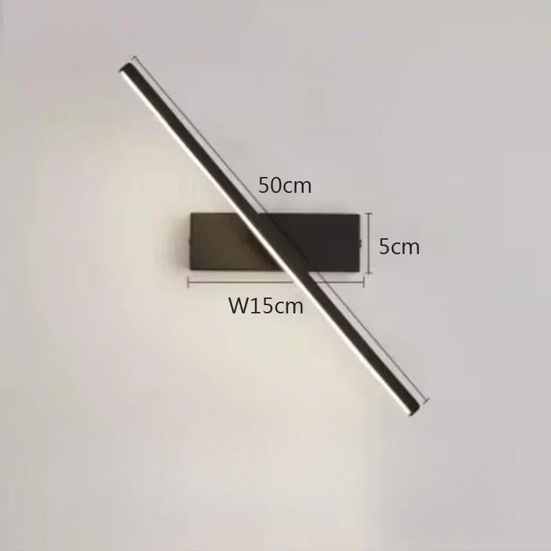 Vegglampe LED – moderne roterbar vegglampe