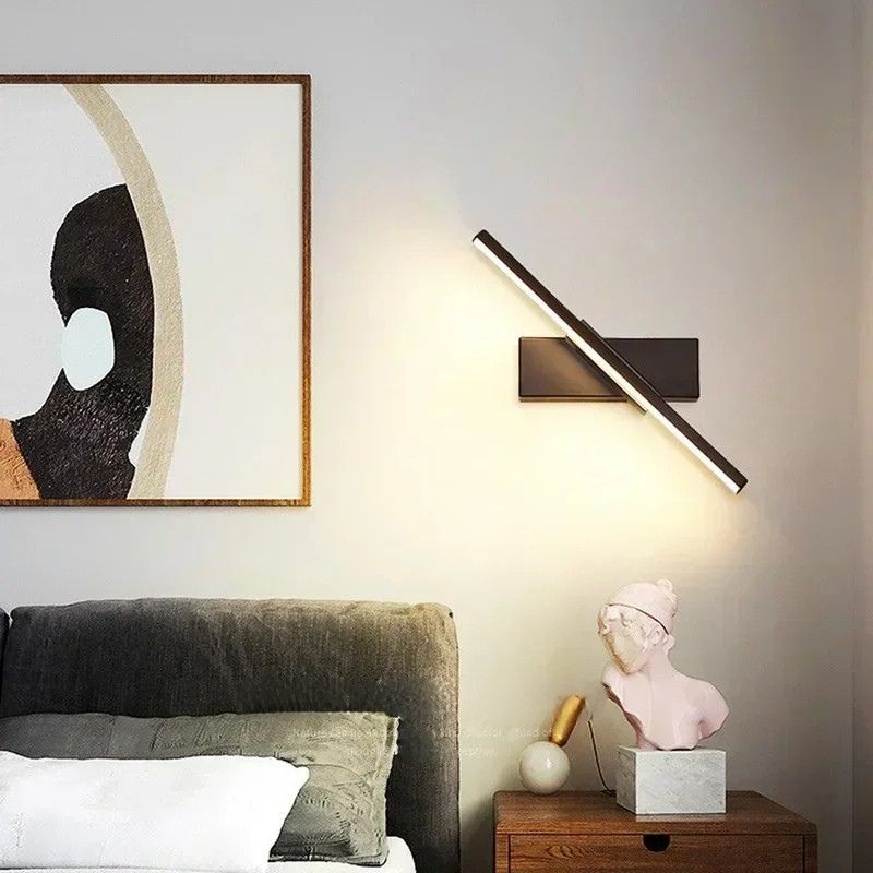 Vegglampe LED – moderne roterbar vegglampe