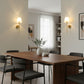 Vegglampe E27 med stoffskjerm – Moderne nattlampe