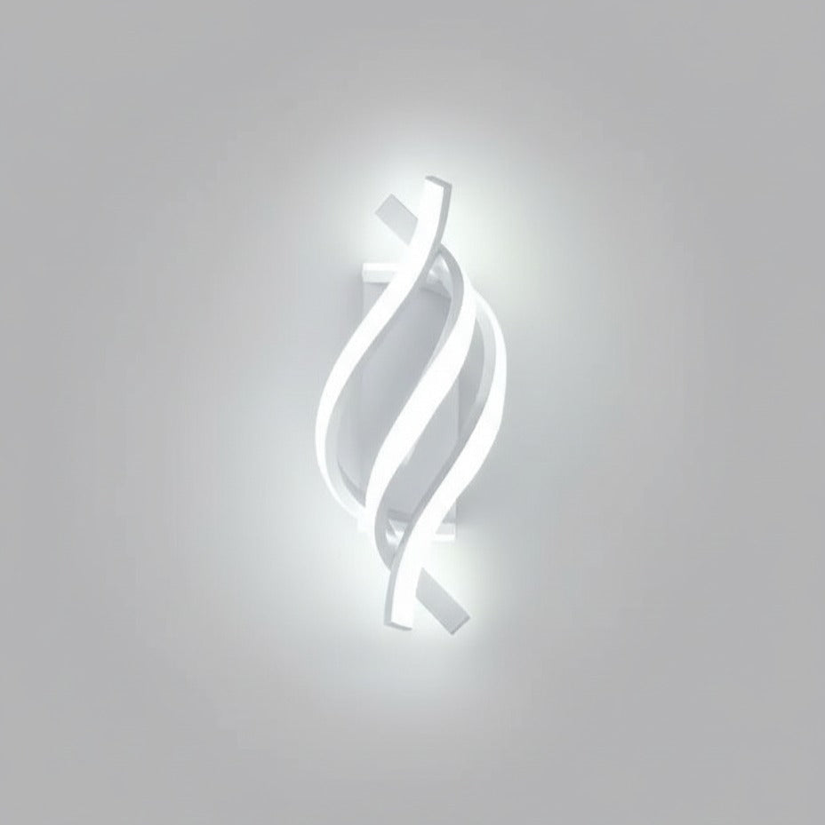 Vegglampe | Moderne spiral LED til stue og soverom