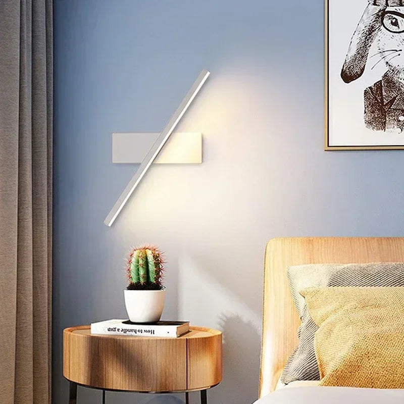 Vegglampe LED – moderne roterbar vegglampe