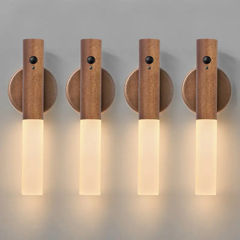 Vegglampe — Magnetisk oppladbar LED med sensor